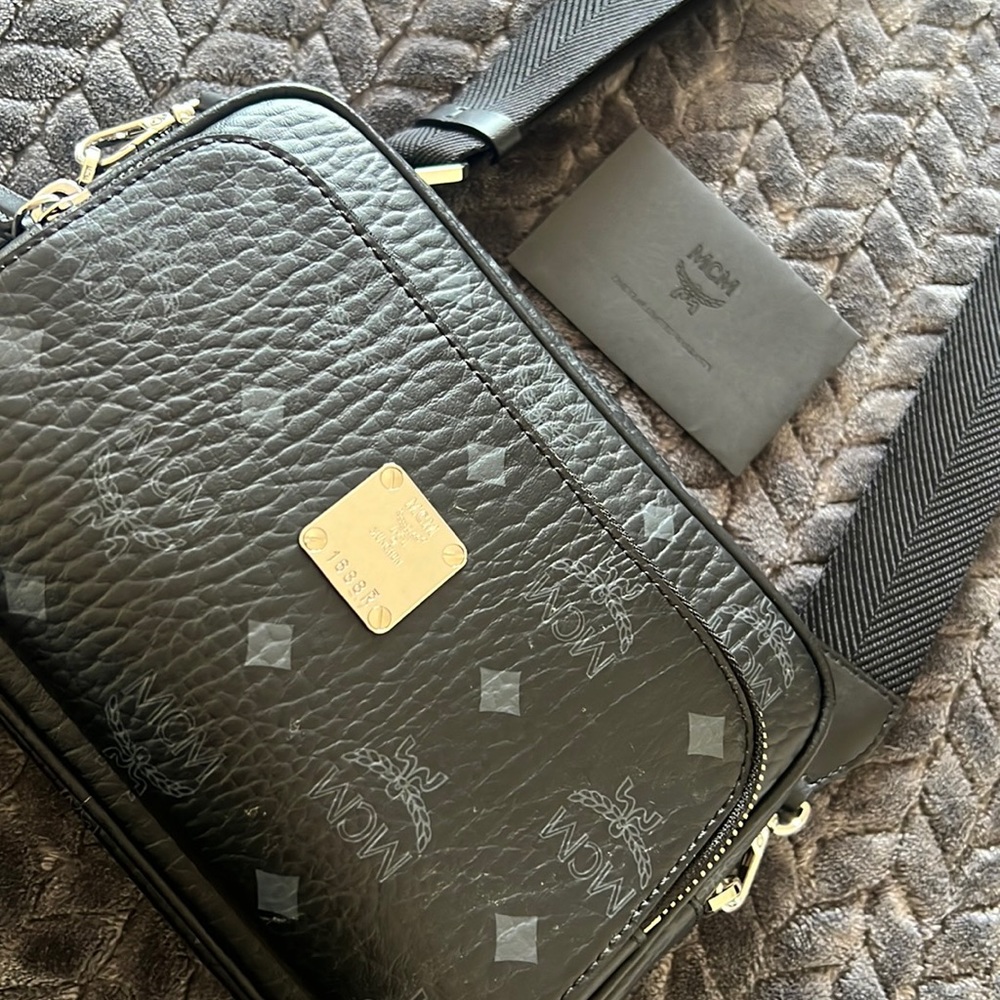 MCM Klassik Visetos Coated Canvas
Crossbody Bag
